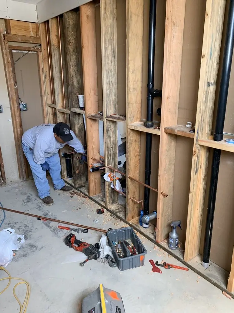 Commercial rough-in plumbing for Gas Line Repair in Chalk Point